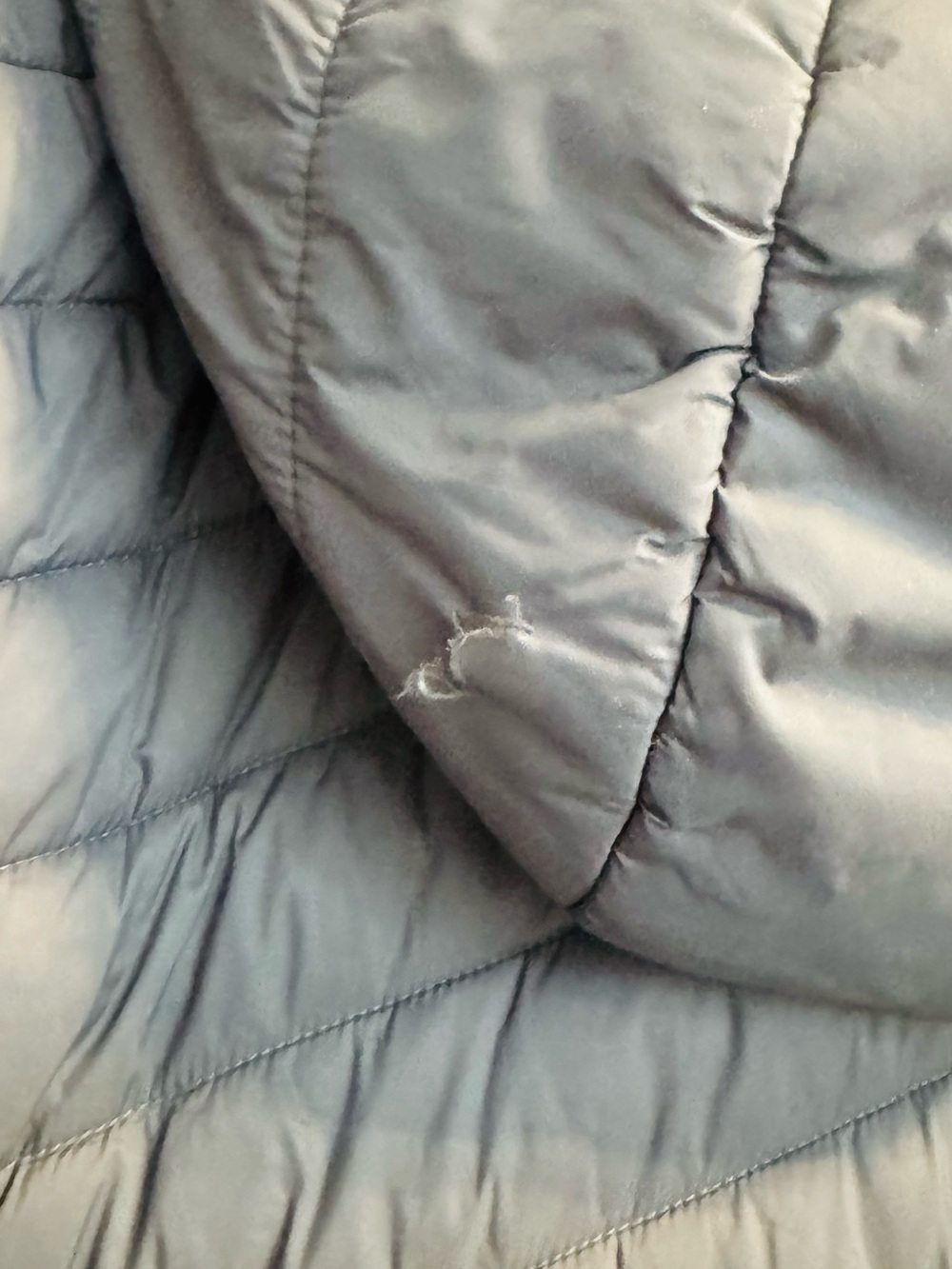 Spyder Women's Grey Quilted Puffer Jacket